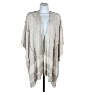 UNIVERSAL THREAD BOHO FRAYED SEAMS OPEN FRONT CARDIGAN